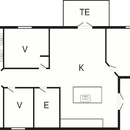 別荘 8 Person Holiday Home In Hals-By Traum Hals